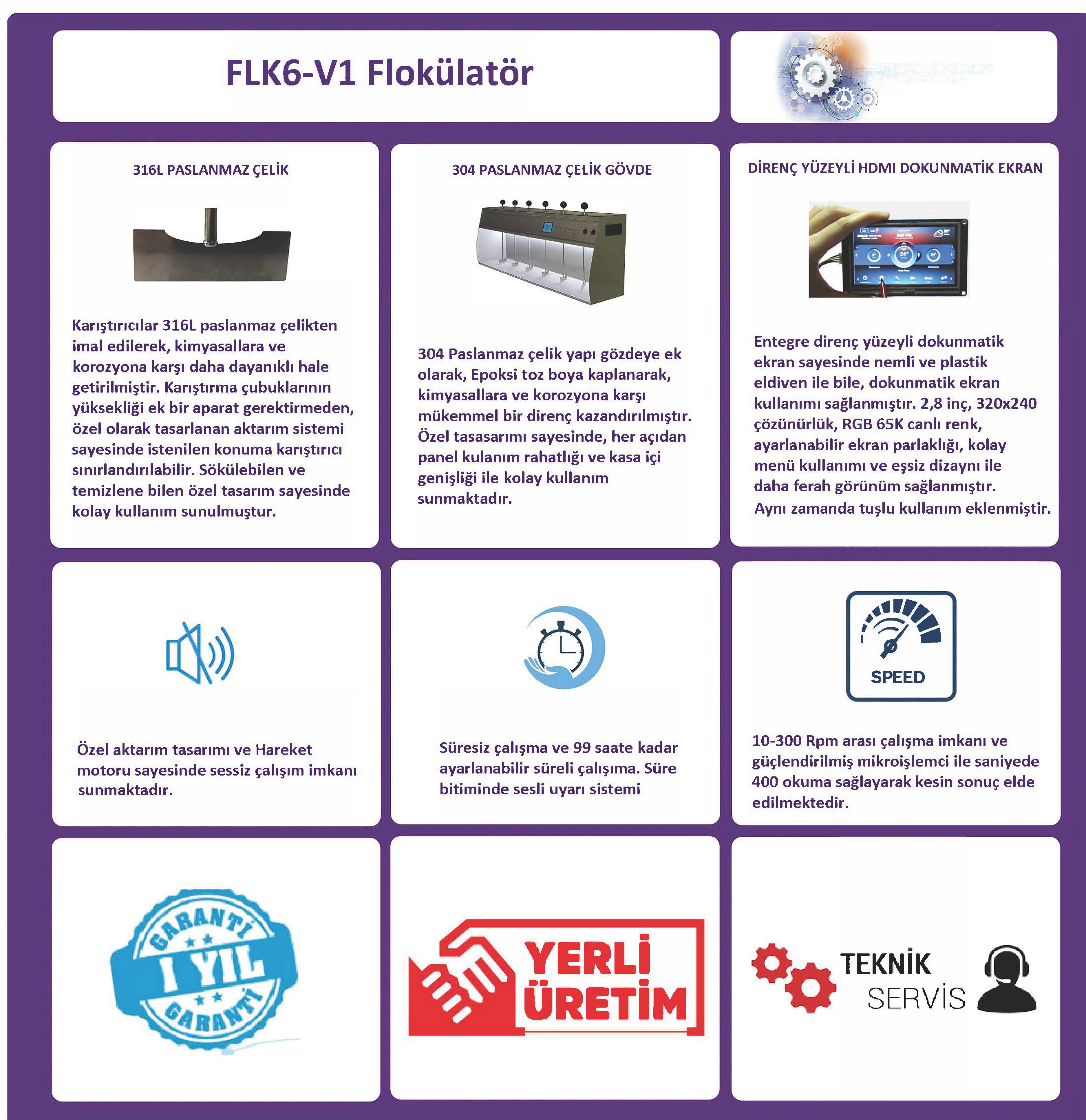 FLK6-Vl Jar Test Cihazı